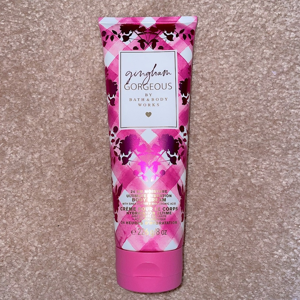 Bath & body works gingham gorgeous body cream NEW